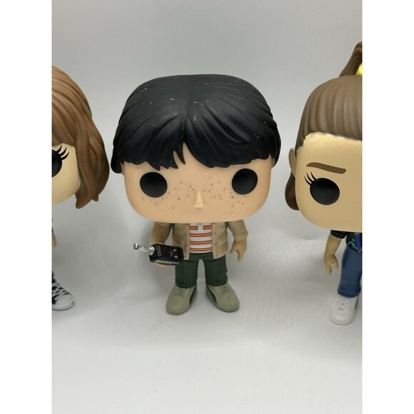 Lot Of 4 Funko Pop Stranger Things Figures Mike Eleven Max Robin - Picture 3 of 10